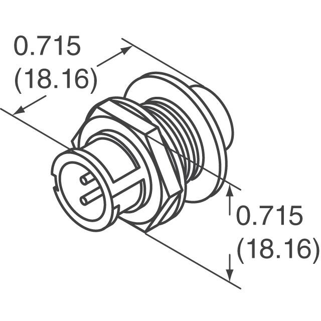 17282-2PG-300 Conxall/Switchcraft  Assemblages de connecteurs circulaires